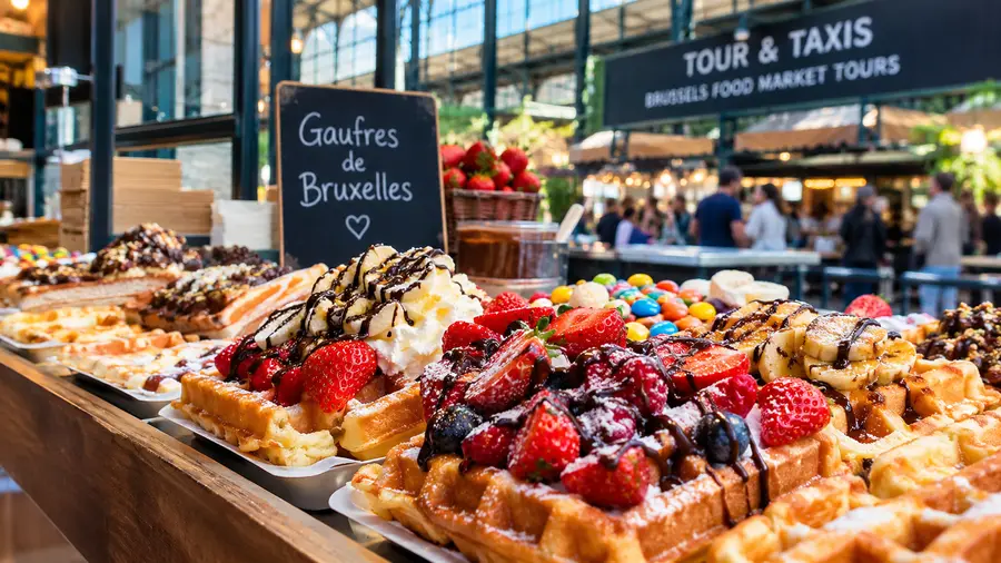 Brüsseler Food-Markt-Touren: Tour & Taxis